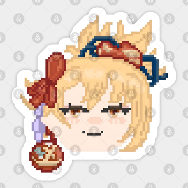 Yoimiya Pixel Sticker by UEI designs